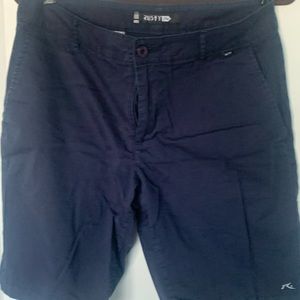 Rusty Shorts Navy Blue Size 32